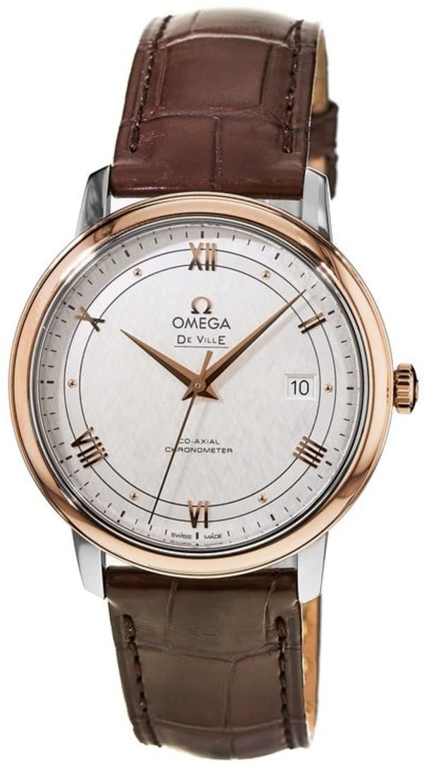 Omega Miesten kello 424.23.40.20.02.002 De Ville Prestige Hopea/Nahka