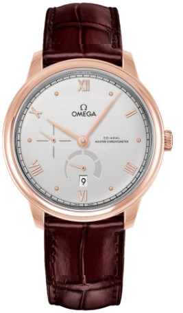 Omega Miesten kello 434.53.41.21.02.001 De Ville Prestige Hopea/Nahka