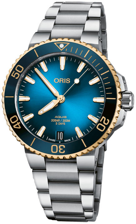 Oris Miesten kello 01 400 7769 6355-07 8 22 09PEB Aquis