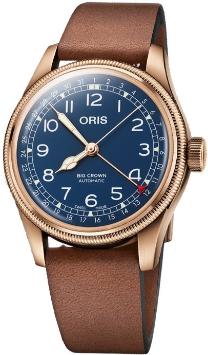 Oris 01 754 7741 3165-07 5 20 58BR Big Crown Sininen/Nahka Ø40 mm