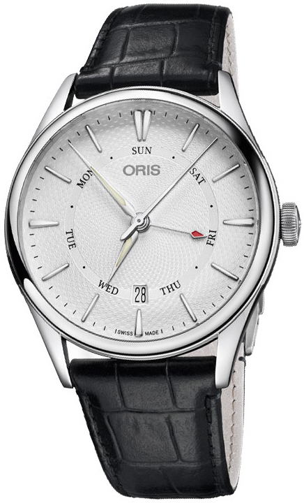 Oris Miesten kello 01 755 7742 4051-07 5 21 64FC Culture Hopea/Nahka