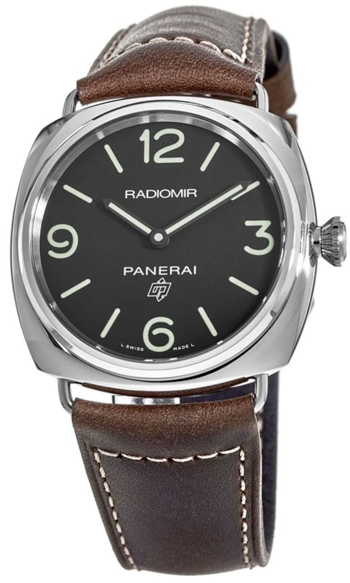 Panerai Miesten kello PAM00753 Radiomir Musta/Nahka Ø45 mm