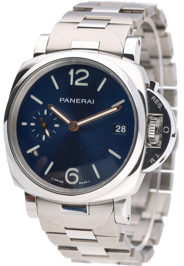 Panerai PAM01123 Luminor Sininen/Teräs Ø38 mm