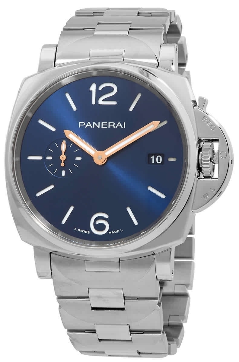 Panerai PAM01124 Luminor Due Sininen/Teräs Ø42 mm