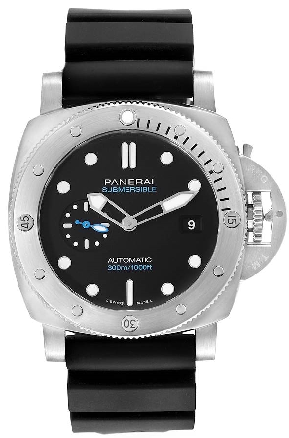 Panerai Miesten kello PAM01229 Submersible Musta/Kumi Ø44 mm