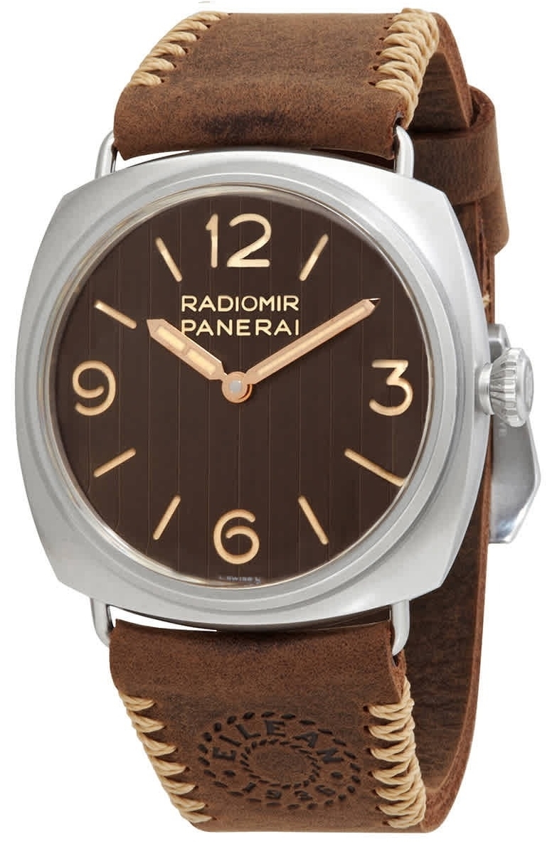 Panerai Miesten kello PAM01243 Radiomir Ruskea/Nahka Ø45 mm