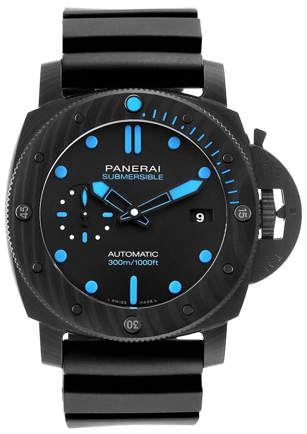 Panerai Miesten kello PAM01616 Submersible Musta/Kumi Ø47 mm