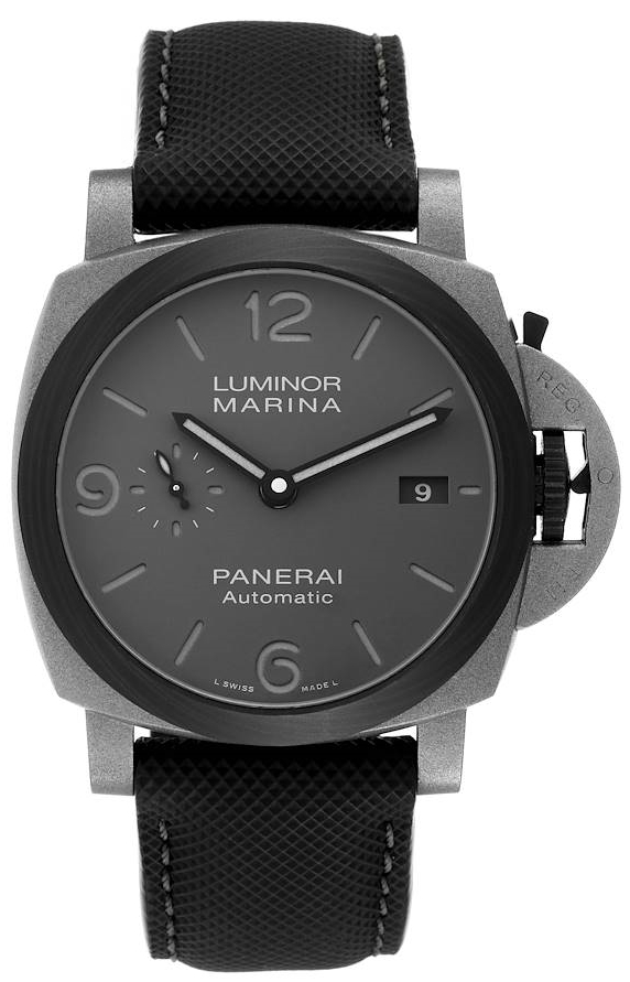 Panerai Miesten kello PAM01662 Luminor Harmaa/Nahka Ø44 mm