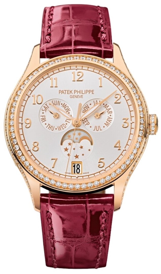 Patek Philippe Naisten kello 4947R-001 Complications Hopea/Nahka Ø38