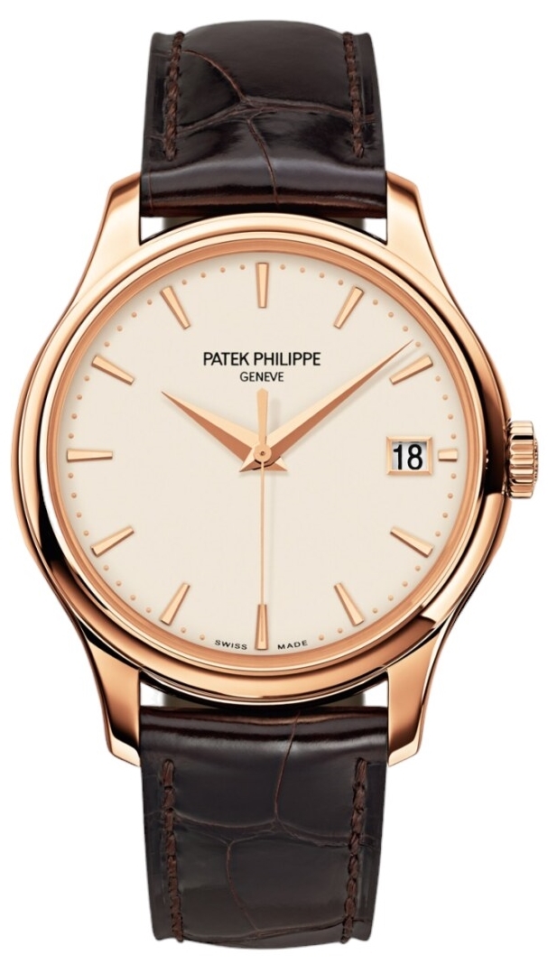 Patek Philippe Miesten kello 5227R-001 Calatrava Valkoinen/Nahka Ø39