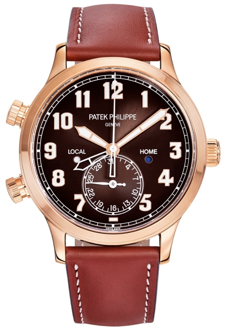 Patek Philippe Miesten kello 5524R-001 Complications Ruskea/Nahka