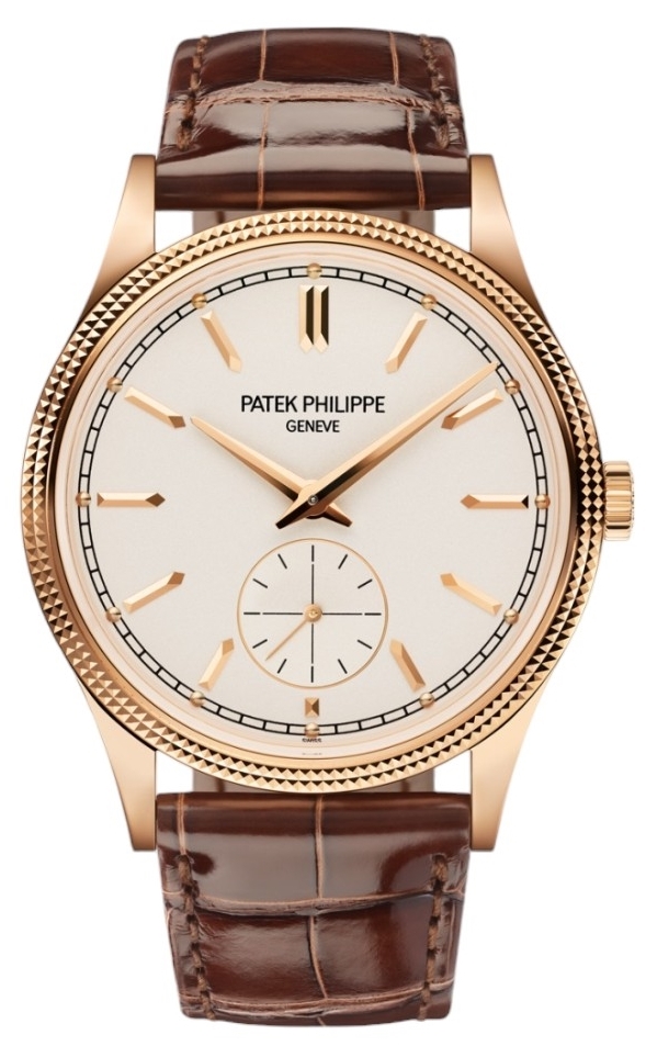 Patek Philippe Miesten kello 6119R-001 Calatrava Hopea/Nahka Ø39 mm