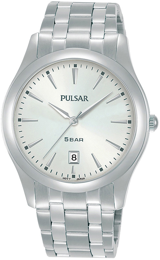 Pulsar Miesten kello PG8313X1 Classic Hopea/Teräs Ø38 mm