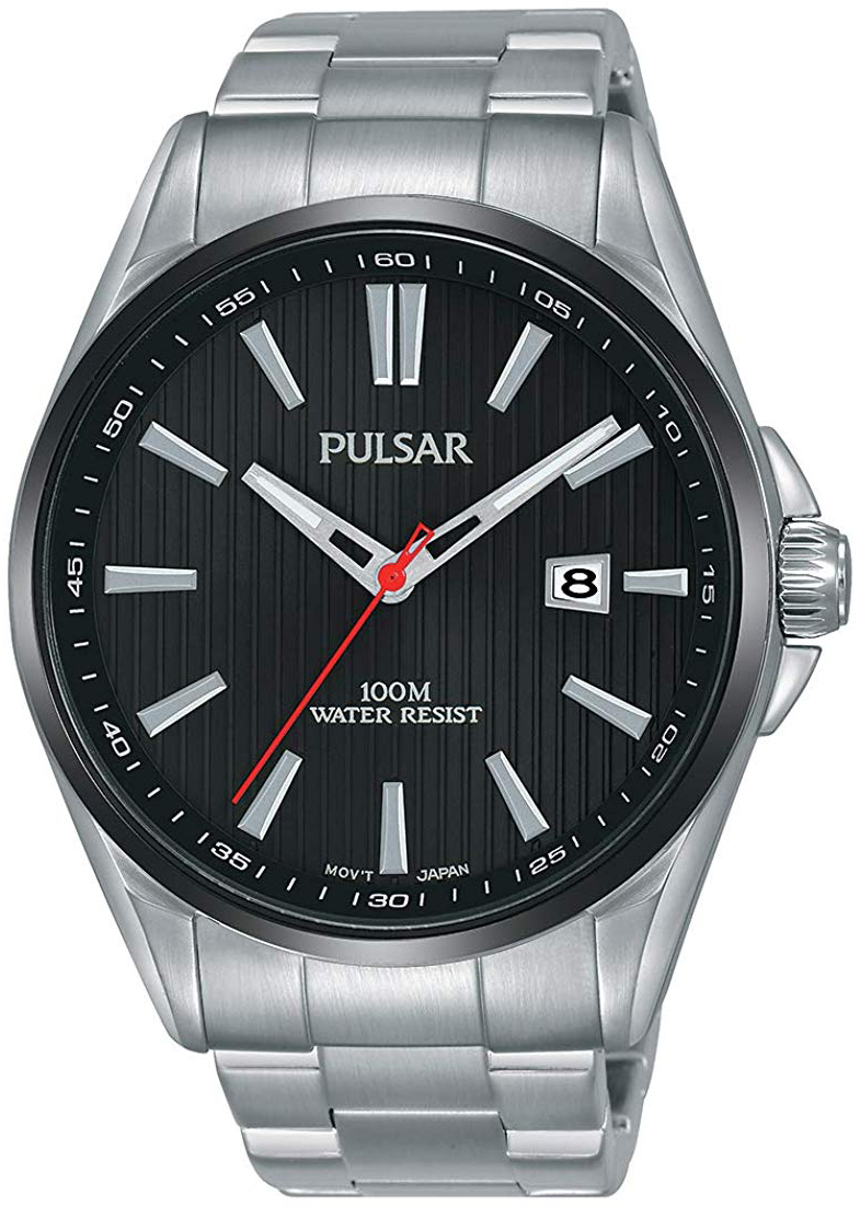 Pulsar 99999 Miesten kello PS9605X1 Musta/Teräs Ø43 mm