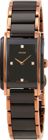 Rado Naisten kello R20201712 Integral Musta/Punakultasävyinen