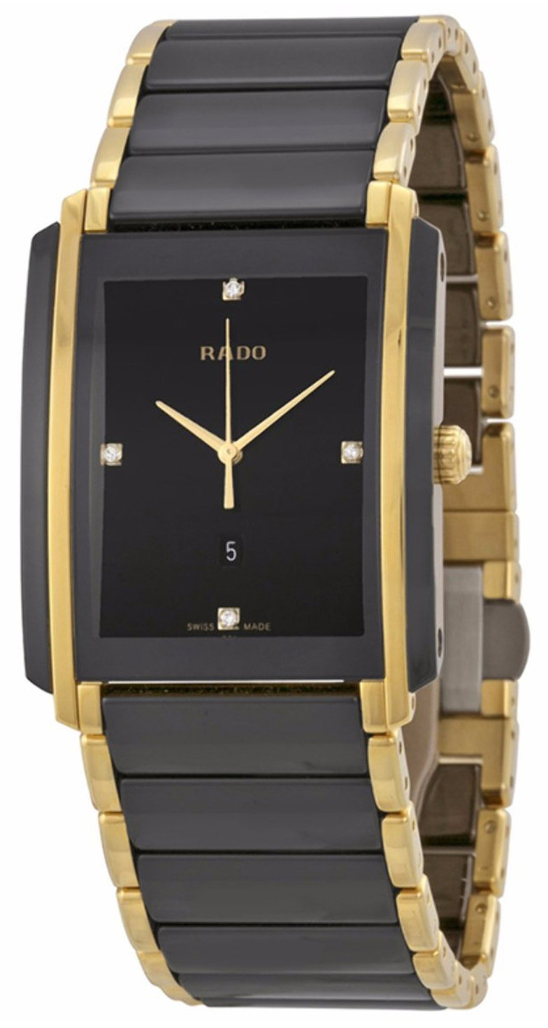 Rado Miesten kello R20204712 Integral Musta/Kullansävytetty teräs