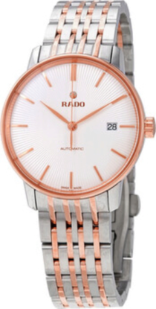 Rado Miesten kello R22860027 Coupole Valkoinen/Punakultasävyinen