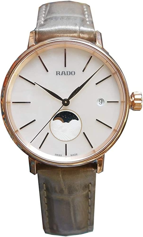 Rado Naisten kello R22885945 Coupole Valkoinen/Nahka Ø34 mm