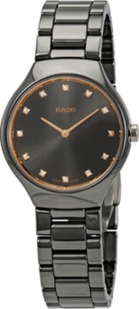 Rado Naisten kello R27956722 True Harmaa/Keraaminen Ø30 mm