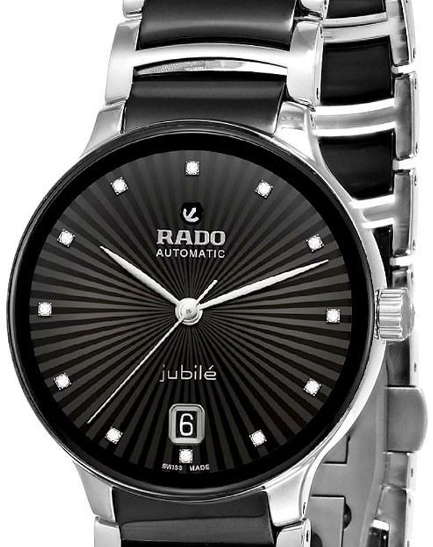 Rado Naisten kello R30031742 Centrix Musta/Keraaminen Ø35 mm