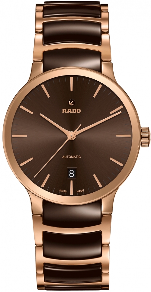 Rado Centrix Miesten kello R30036302 Ruskea/Punakultasävyinen Ø38 mm