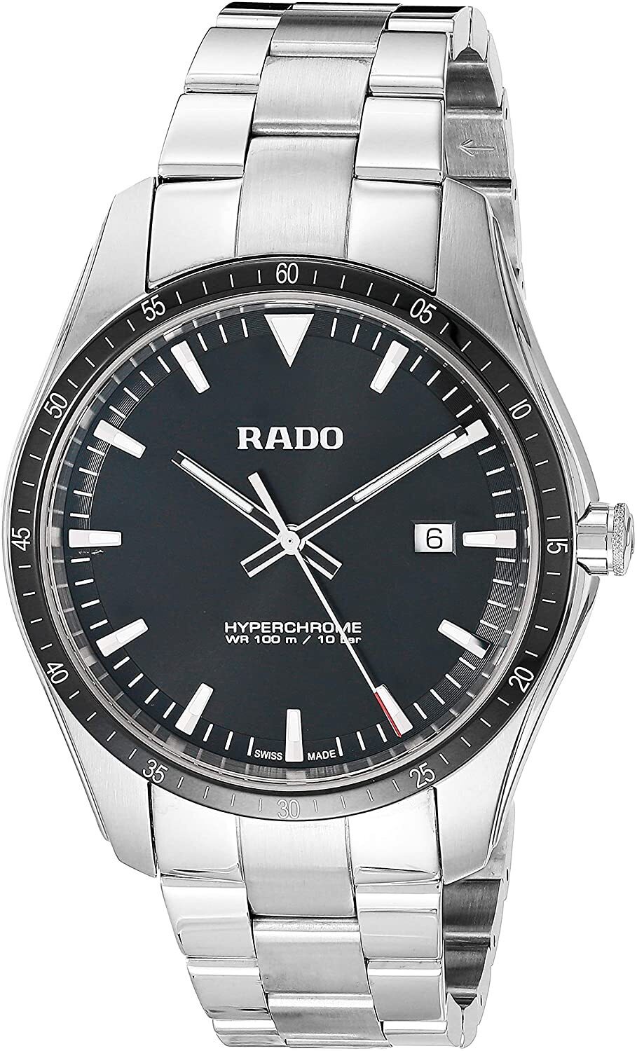 Rado Miesten kello R32502153 Hyperchrome Musta/Teräs Ø44.9 mm