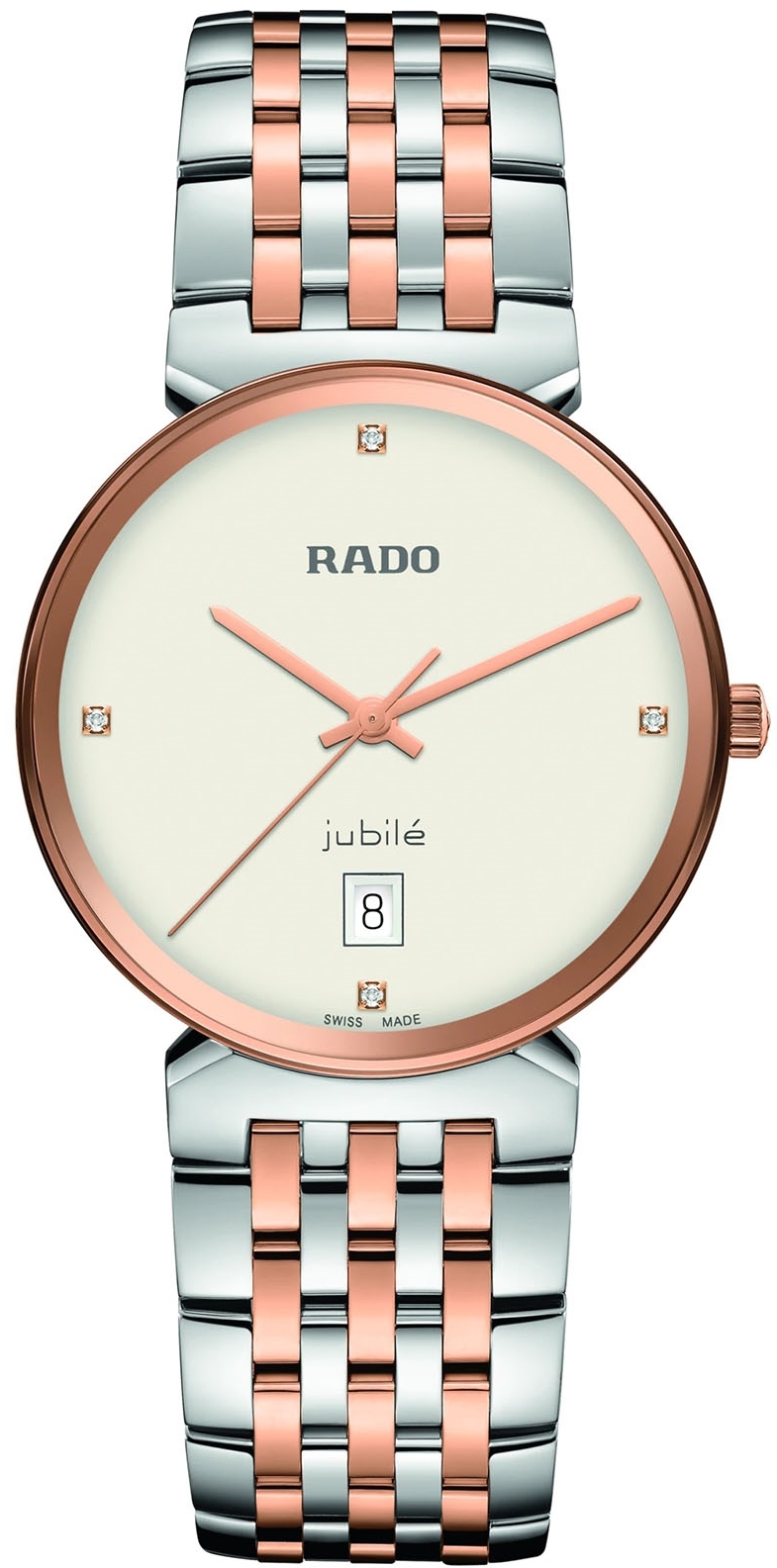 Rado Naisten kello R48912723 Florence Valkoinen/Teräs Ø38 mm