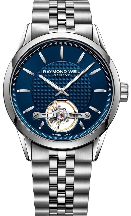 Raymond Weil Miesten kello 2780-ST-50001 Freelancer Sininen/Teräs