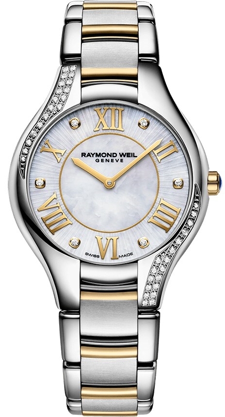 Raymond Weil Naisten kello 5132-S1P-00966 Noemia Valkoinen/Teräs