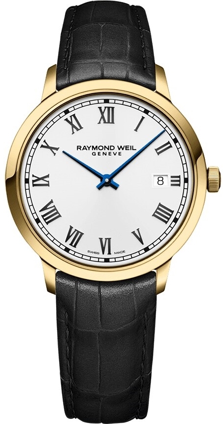 Raymond Weil Miesten kello 5485-PC-00359 Toccata Valkoinen/Nahka Ø39