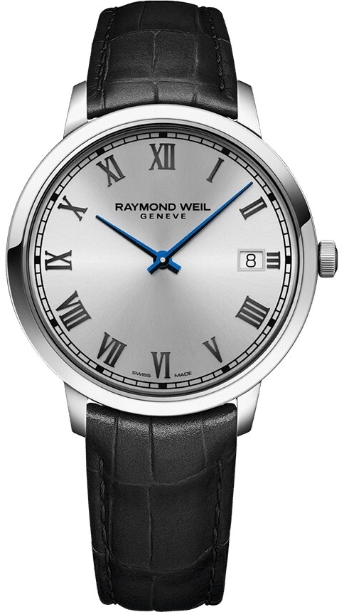 Raymond Weil Miesten kello 5585-STC-00659 Toccata Hopea/Nahka Ø42 mm