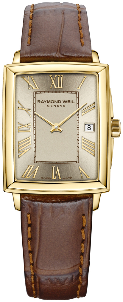 Raymond Weil Naisten kello 5925-PC-00100 Toccata Samppanja/Nahka