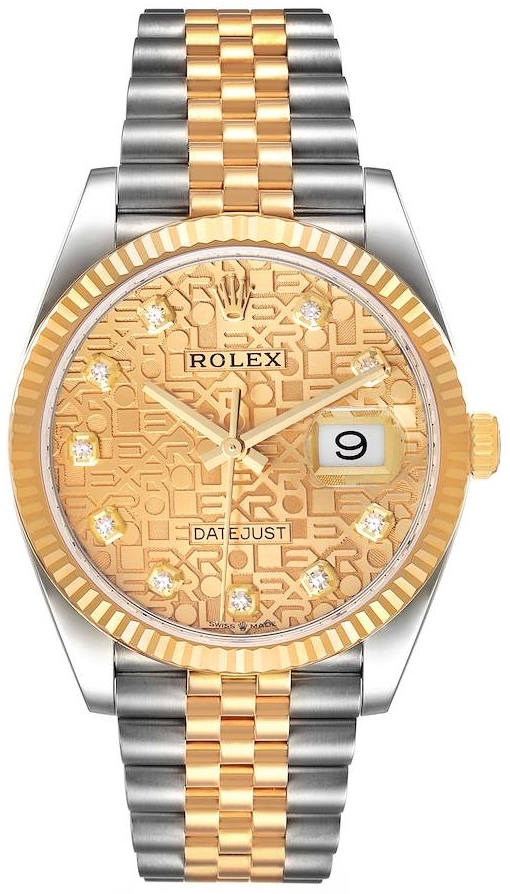 Rolex Miesten kello 126233-0033 Datejust 36 Samppanja/Teräs Ø36 mm