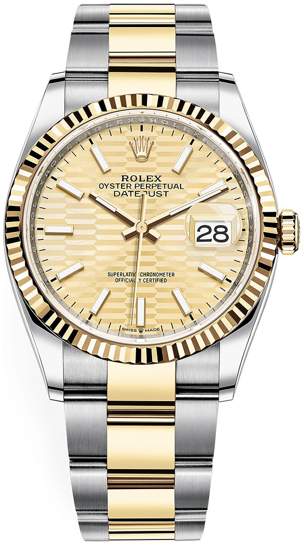 Rolex Naisten kello 126233-0040 Datejust 36 Kullattu/18K keltakultaa