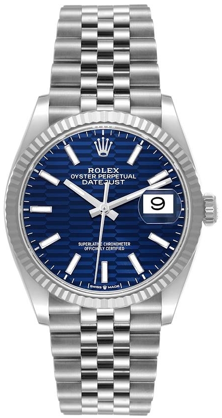 Rolex Naisten kello 126234-0049 Datejust 36 Sininen/Teräs Ø36 mm