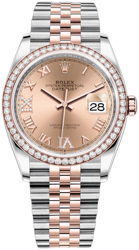 Rolex Naisten kello 126281RBR-0015 Datejust 36 Punakultaa/18K