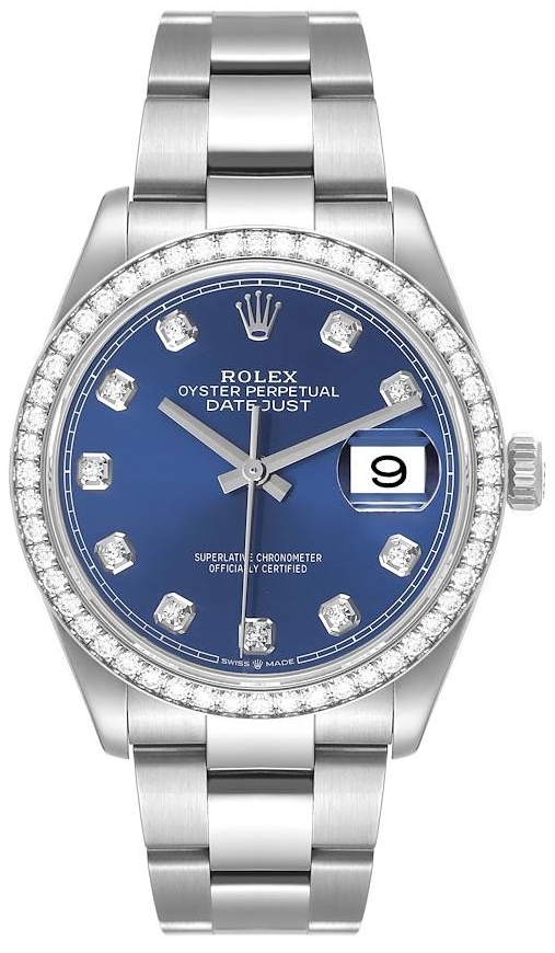 Rolex Naisten kello 126284RBR-0030 Datejust 36 Sininen/Teräs Ø36 mm