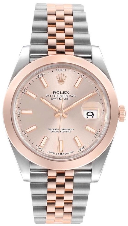 Rolex Miesten kello 126301-0010 Datejust 41 Punakultaa/18K punakultaa