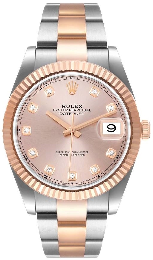 Rolex Miesten kello 126331-0007 Datejust 41 Punakultaa/18K punakultaa