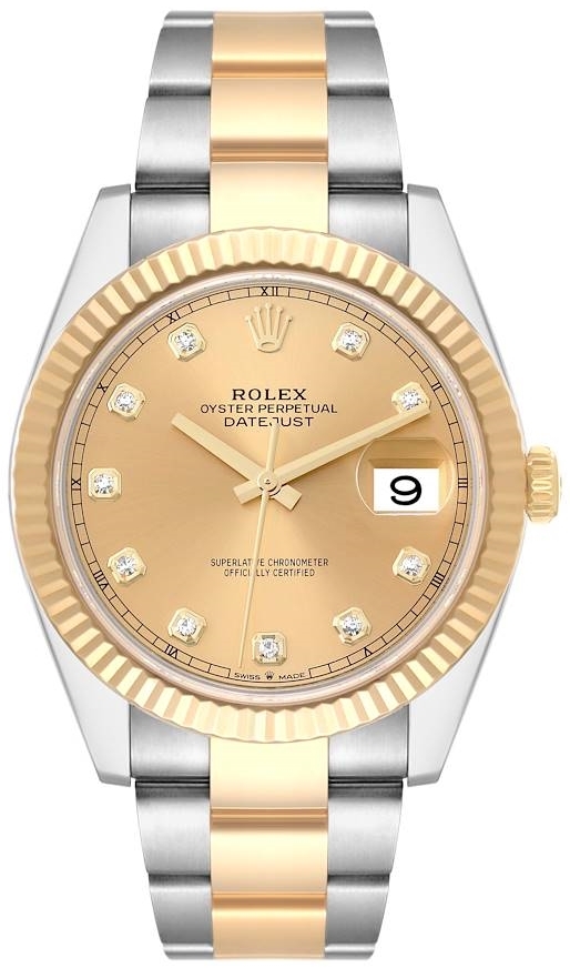 Rolex Miesten kello 126333-0011 Datejust 41 Kullattu/18K keltakultaa