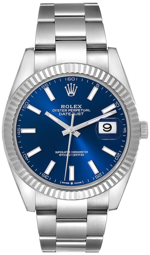 Rolex Miesten kello 126334-0001 Datejust 41 Sininen/Teräs Ø41 mm