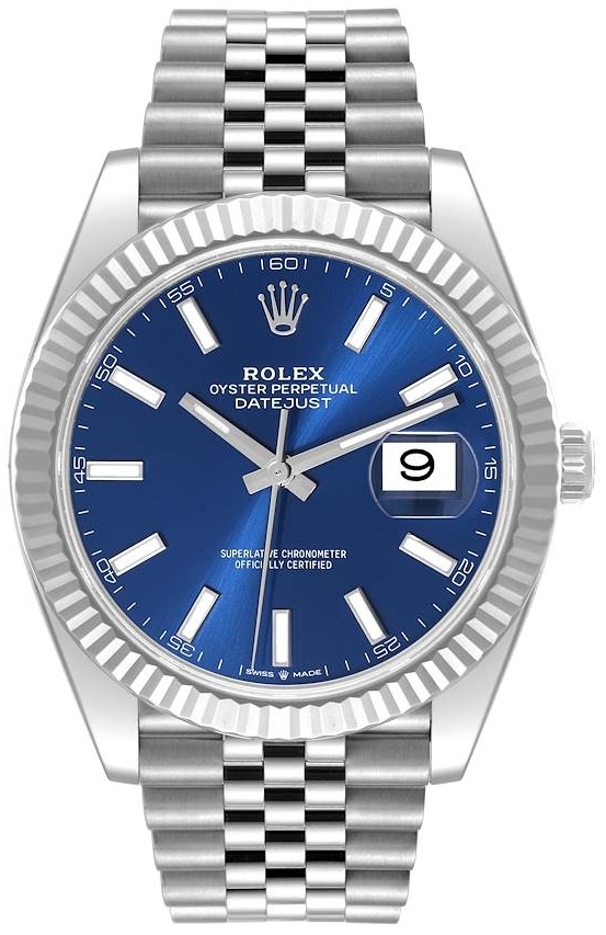 Rolex Miesten kello 126334-0002 Datejust 41 Sininen/Teräs Ø41 mm