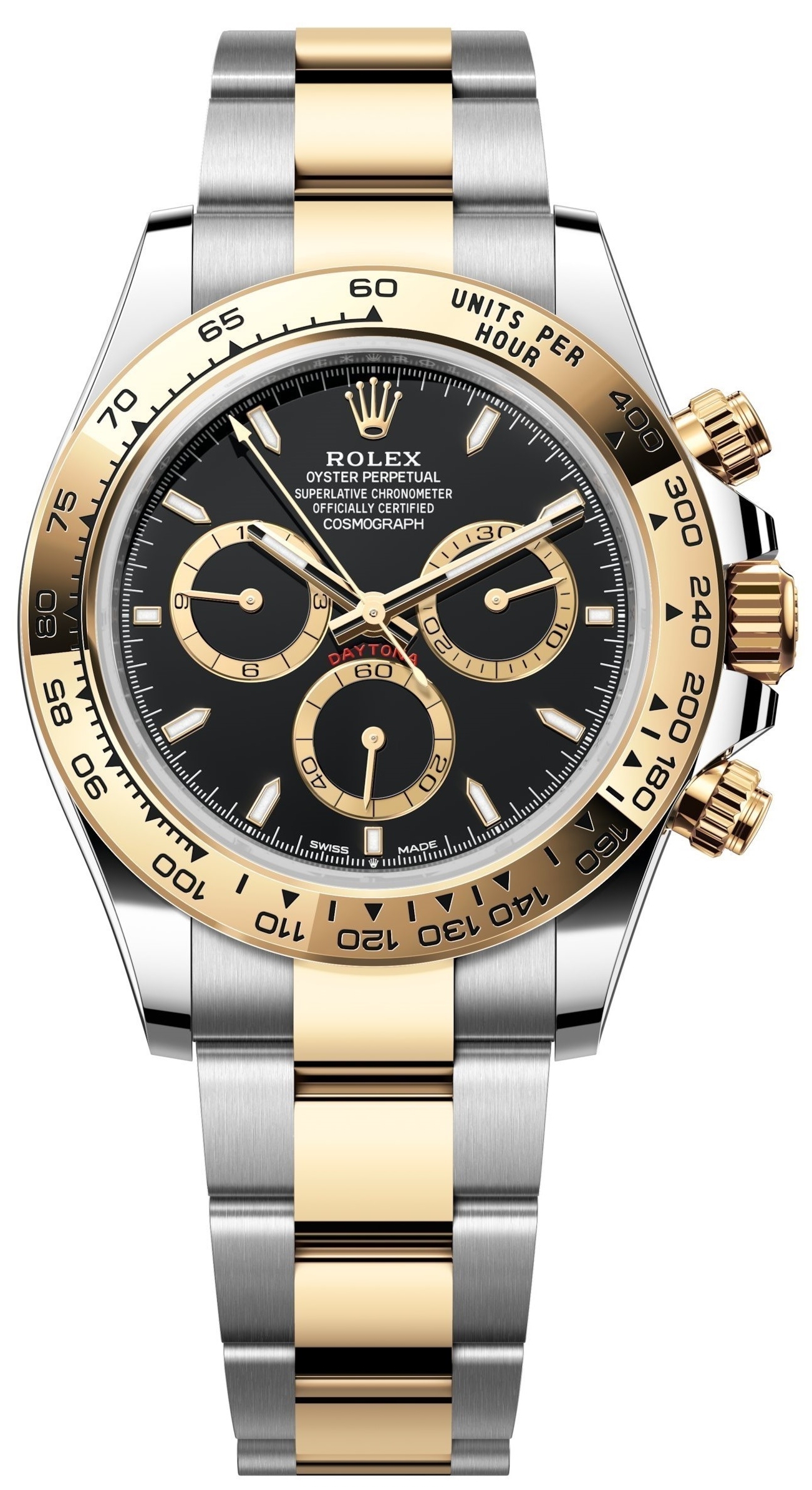 Rolex Miesten kello 126503-0003 Cosmograph Daytona Musta/Teräs Ø40