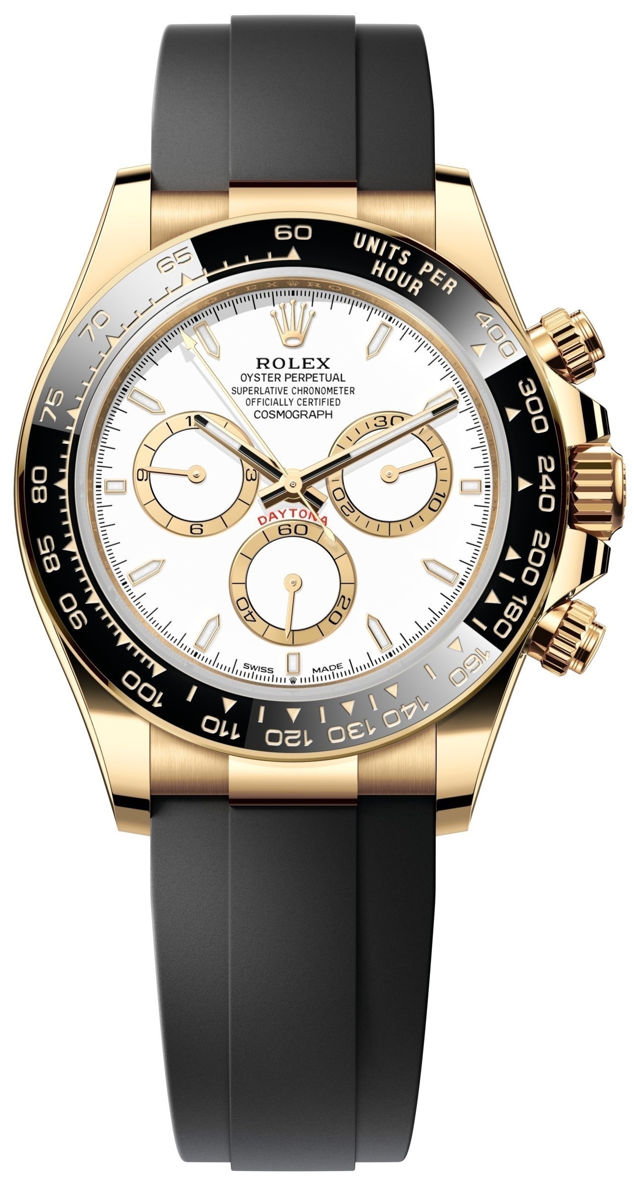 Rolex Miesten kello 126518LN-0002 Cosmograph Daytona Valkoinen/Kumi