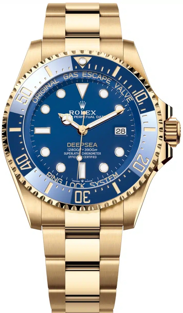 Rolex 136668LB-0001 Deep Sea Sininen/18K keltakultaa Ø44 mm