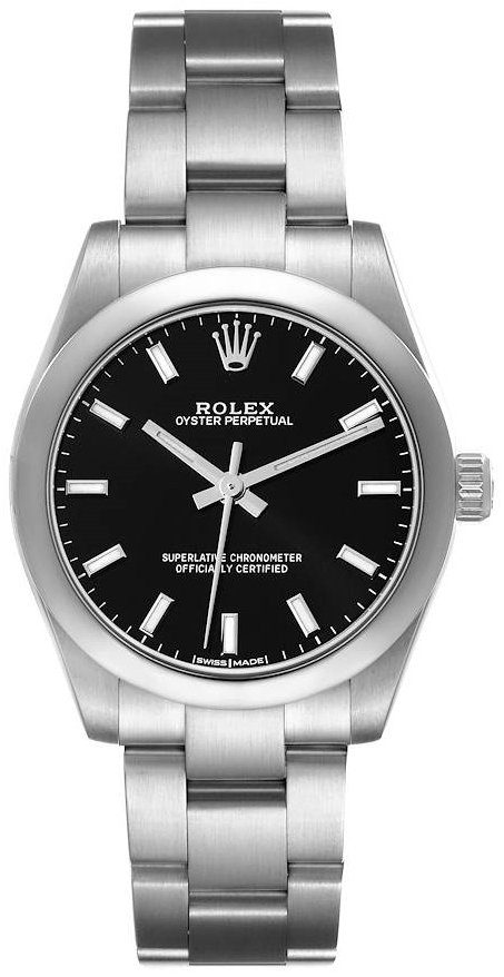 Rolex Naisten kello 177200-0019 Oyster Perpetual 31 Musta/Teräs Ø31