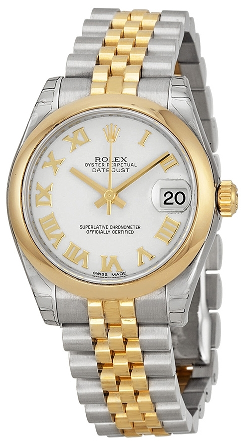 Rolex Naisten kello 178243-0067 Datejust 31 Valkoinen/Teräs Ø31 mm