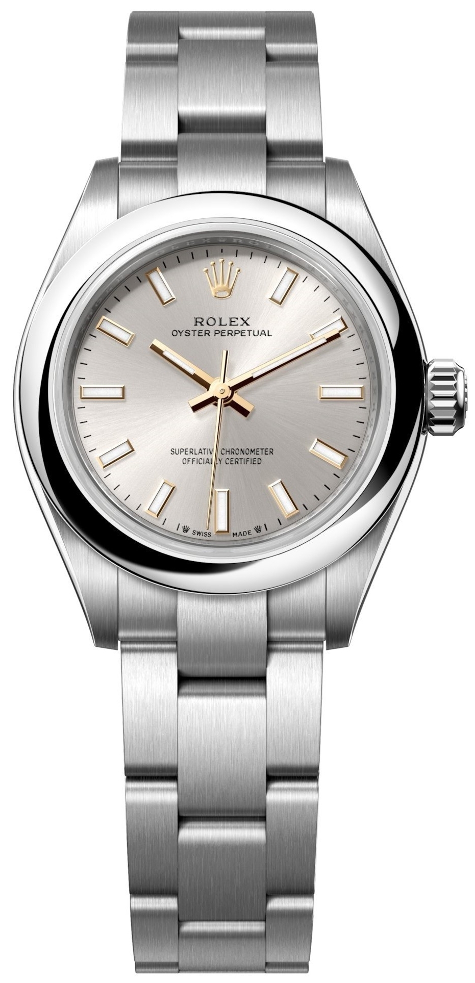 Rolex Naisten kello 276200-0001 Oyster Perpetual 28 Hopea/Teräs Ø28