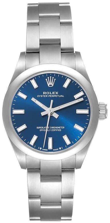 Rolex Naisten kello 276200-0003 Oyster Perpetual 28 Sininen/Teräs