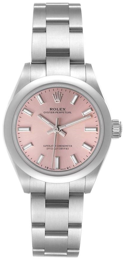 Rolex Naisten kello 276200-0004 Oyster Perpetual 28 Pinkki/Teräs